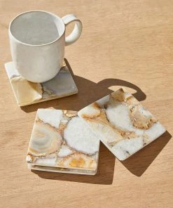 Karen Kane Agate Coasters, Set Of 4 Home
