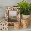 Karen Kane Home Floral Inlay Picture Frame