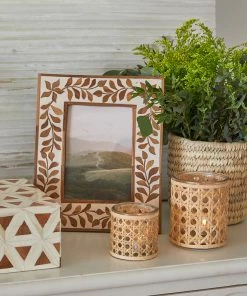 Karen Kane Home Floral Inlay Picture Frame