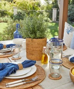 Karen Kane Rattan Basket