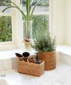 Karen Kane Rattan Basket