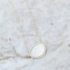 Karen Kane Mother Of Pearl Pendant Necklace