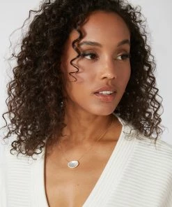 Karen Kane Mother Of Pearl Pendant Necklace