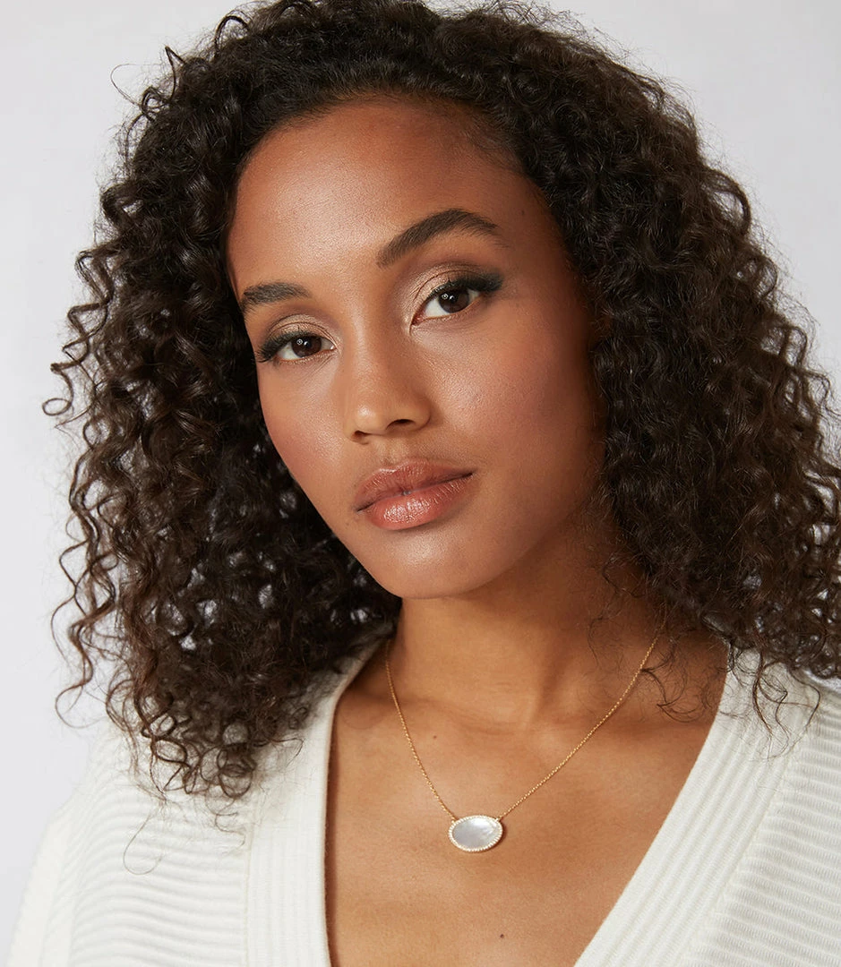 Karen Kane Mother Of Pearl Pendant Necklace