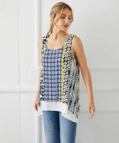 Karen Kane Double Layer Tank Clothing