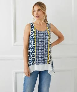 Karen Kane Double Layer Tank Clothing