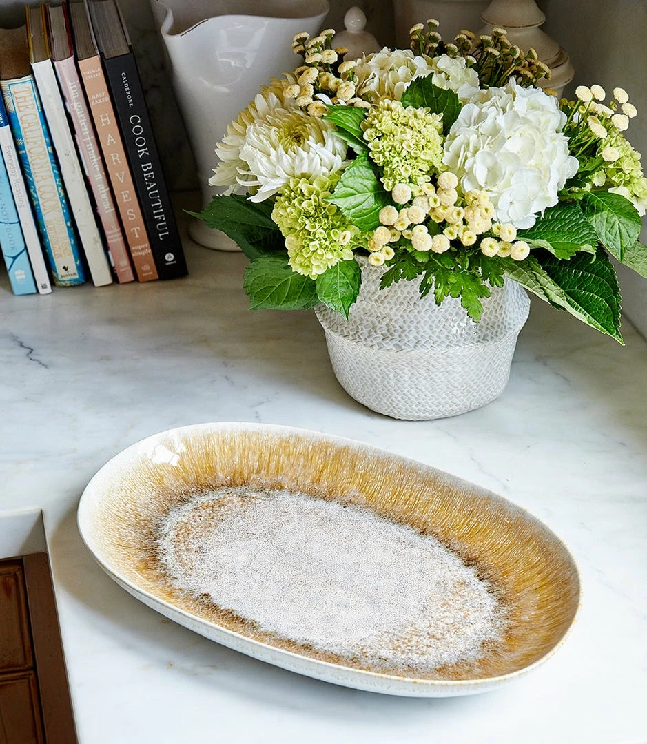 Karen Kane Santa Ynez Glazed Oval Platter