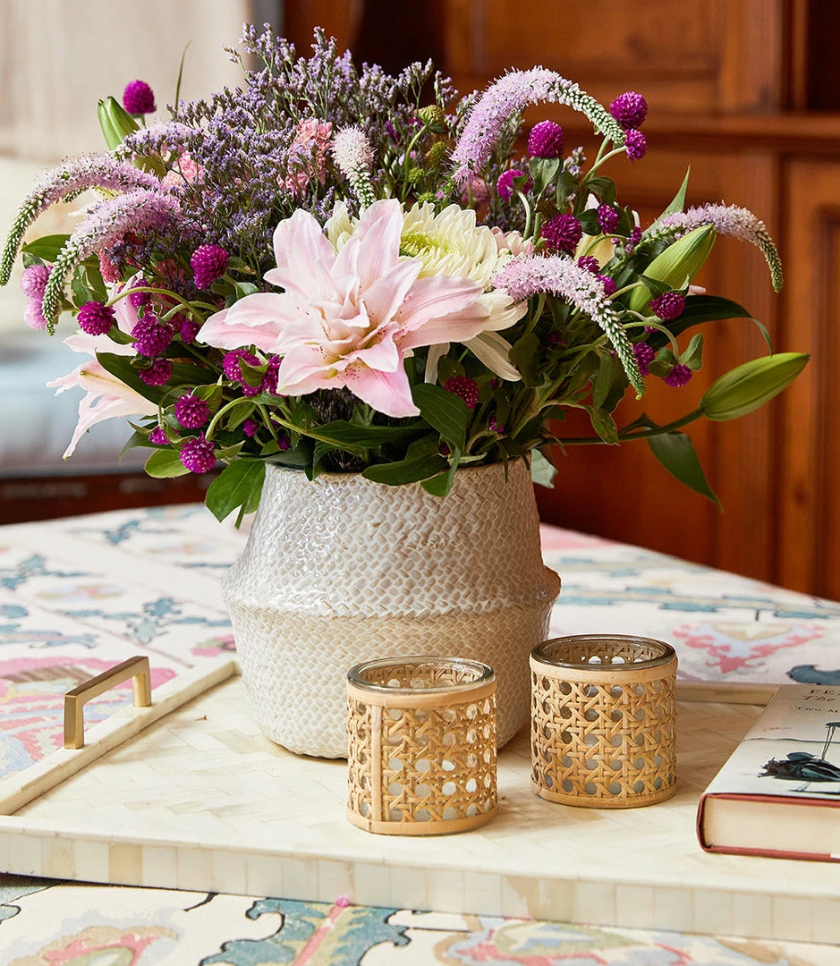 Karen Kane Small Cane Candleholder/Vase