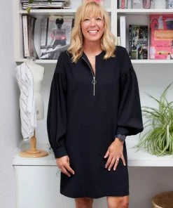 Karen Kane Puff Sleeve Dress Clothing