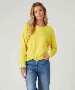 Karen Kane Clothing Twist Hem Sweatshirt