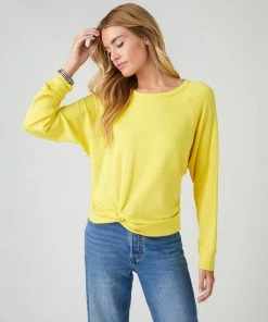Karen Kane Clothing Twist Hem Sweatshirt