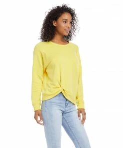 Karen Kane Clothing Twist Hem Sweatshirt