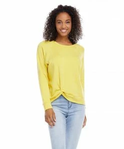 Karen Kane Clothing Twist Hem Sweatshirt