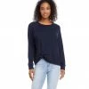 Karen Kane Clothing Twist Hem Sweatshirt