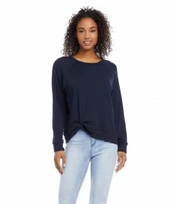 Karen Kane Clothing Twist Hem Sweatshirt