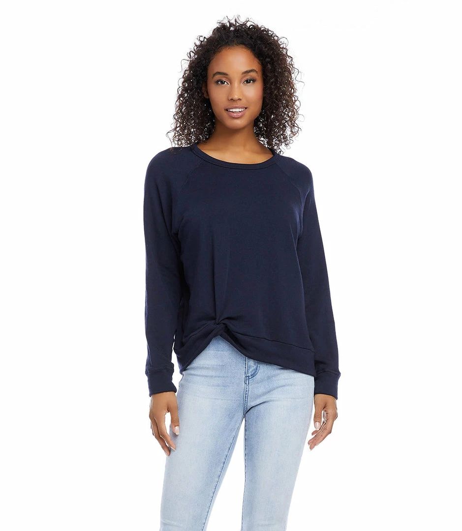 Karen Kane Clothing Twist Hem Sweatshirt