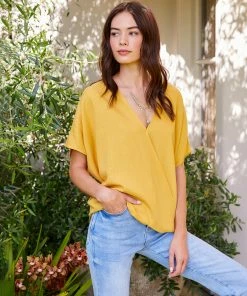 Karen Kane Clothing Oversize Crossover Top