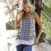 Karen Kane Double Layer Tank Clothing