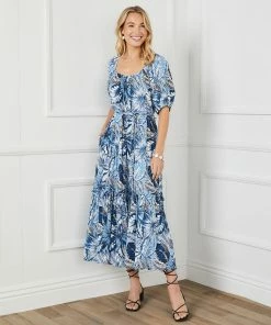 Karen Kane Poof Sleeve Dress Clothing