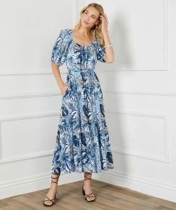 Karen Kane Poof Sleeve Dress Clothing