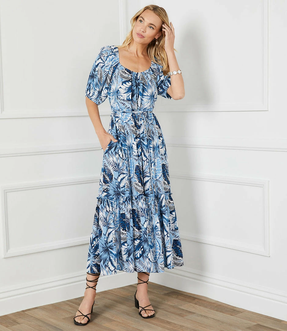 Karen Kane Poof Sleeve Dress Clothing