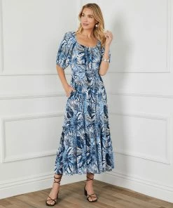 Karen Kane Poof Sleeve Dress Clothing