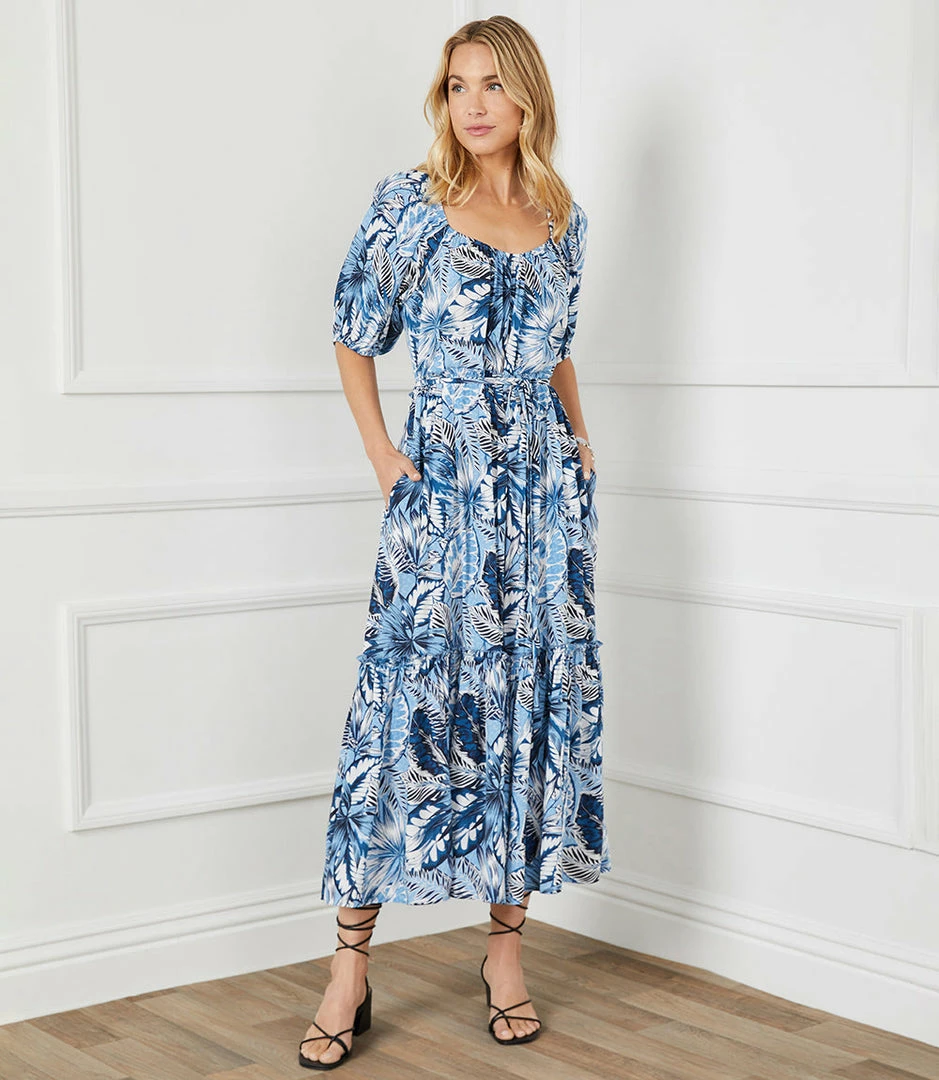 Karen Kane Poof Sleeve Dress Clothing