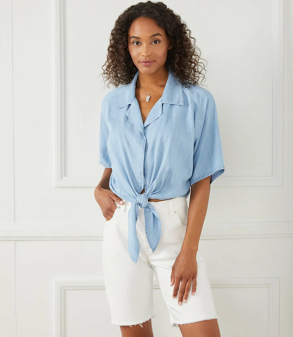 Karen Kane Best Sellers Classic Cut Off Jean Shorts