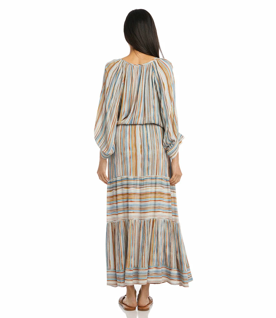 Karen Kane Stripe Midi Skirt