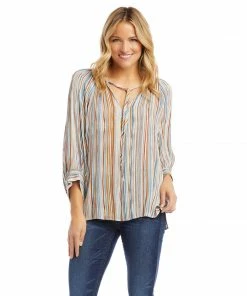 Karen Kane Peasant Top
