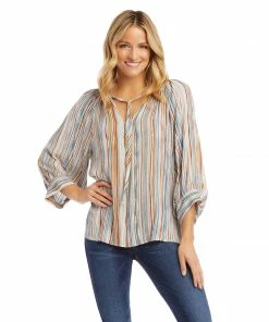 Karen Kane Peasant Top