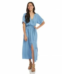 Karen Kane Cuffed Sleeve Dress Clothing