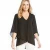 Karen Kane Bracelet Sleeve Asymmetric Top