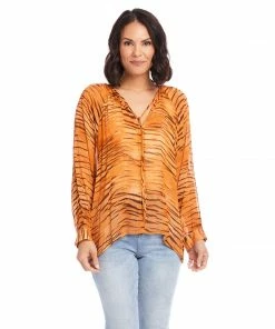 Karen Kane Clothing Peasant Top