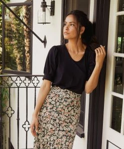 Karen Kane Clothing Blouson Sleeve Top