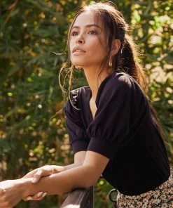 Karen Kane Clothing Blouson Sleeve Top