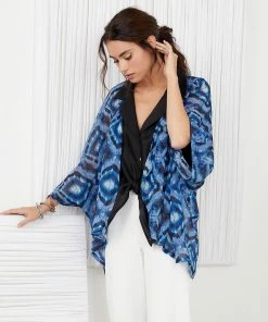 Karen Kane Clothing Drape Front Kimono