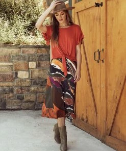 Karen Kane Clothing Ruffle Sleeve Top