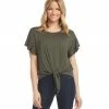 Karen Kane Petite Size Ruffle Sleeve Top