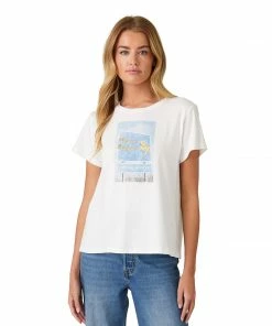 Karen Kane Petites Petite Size Print Short Sleeve Tee