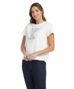 Karen Kane Petites Petite Size Print Short Sleeve Tee