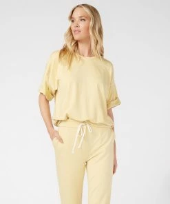 Karen Kane Petites Petite Size Cuffed Sleeve Tee