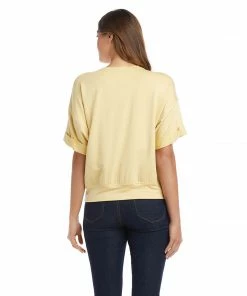 Karen Kane Petites Petite Size Cuffed Sleeve Tee