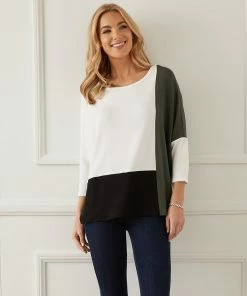 Karen Kane Colorblock Top