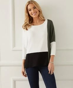 Karen Kane Colorblock Top