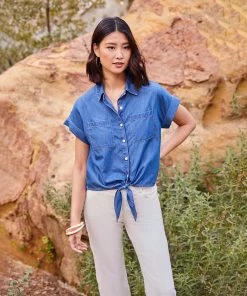 Karen Kane Tie-Front Shirt Best Sellers