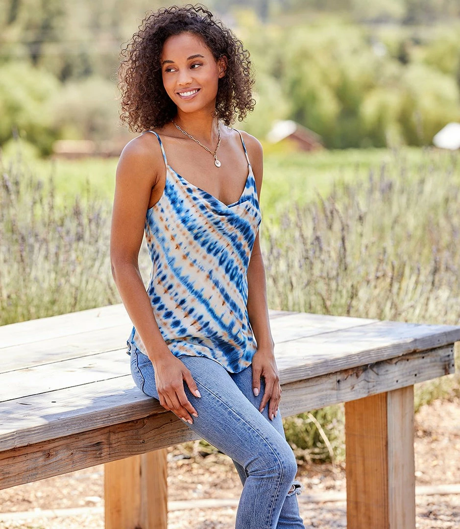 Karen Kane Drape Cami Clothing