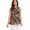 Karen Kane Petite Size Ruffle Hem Tank