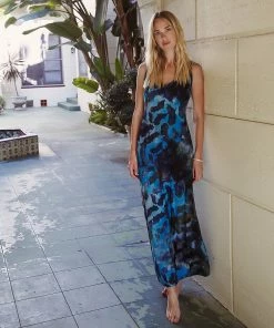 Karen Kane Dresses Side Slit Maxi Dress