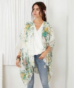 Karen Kane Drape Front Kimono
